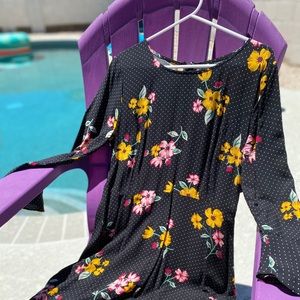 Old Navy Tropical polka dot dress